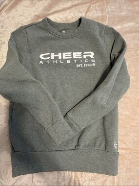 Cheer Athletics Kids' Grey Crew Sweatshirt